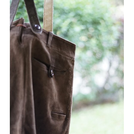 PANTALONI tg. 44 it.  PELLE LEDERHOSEN TIROLESE Distler