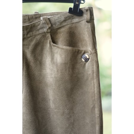 PANTALONI tg. 52 it.  PELLE STILE TIROLESE  Landhaus