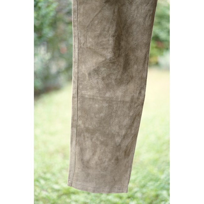 PANTALONI tg. 52 it.  PELLE STILE TIROLESE...