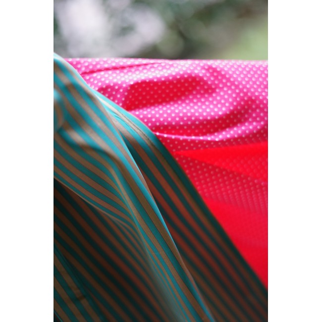 ABITO STILE TIROLESE  tg.46 it. rosa / verde