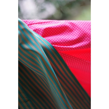 ABITO STILE TIROLESE  tg.46 it. rosa / verde