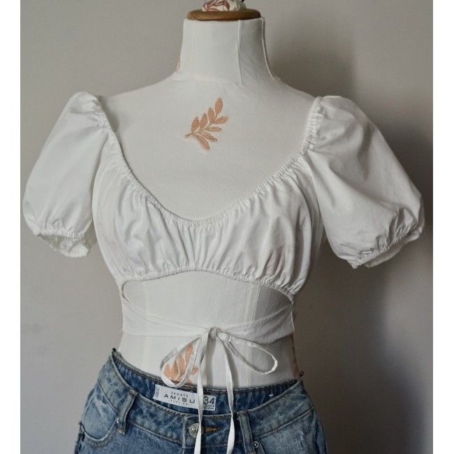 CAMICIA CORTA tg S /XS   STILE TIROLESE
