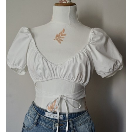 CAMICIA CORTA tg S /XS   STILE TIROLESE