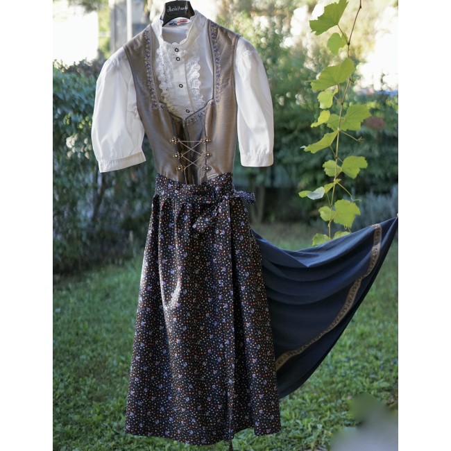 Abito Dirndl + GREMBIULE tg 46/48 it.  STILE...