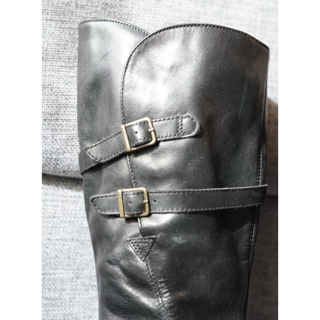 SCARPE STIVALI STIVALETTO DONNA  N* 38 NERO...
