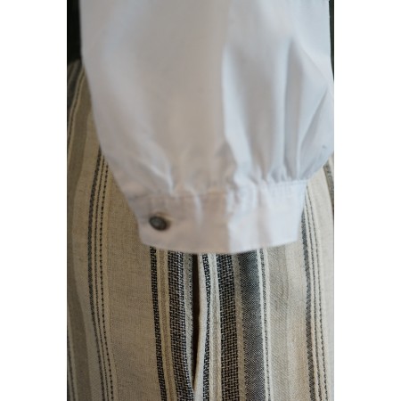 ABITO + CAMICIA TIROLESE PELLE / LINO  tg.44/46 it. Sixth Sense
