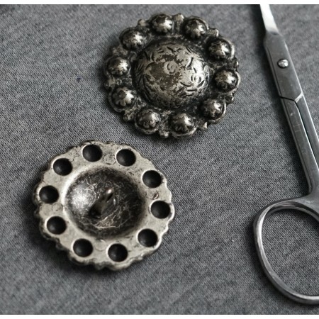 SET 6  BOTTONI GRANDI  STILE TIROLESE 3,5 cm