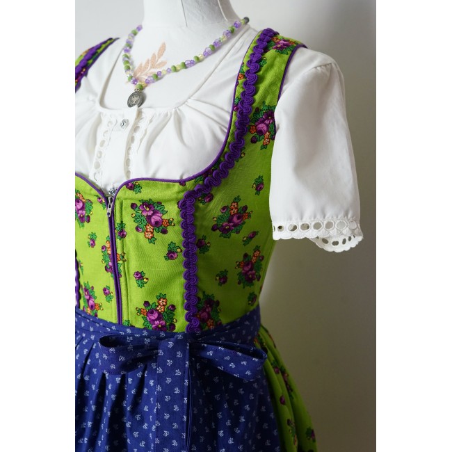 ABITO VINTAGE STILE TIROLESE  tg.42 it. dirndl...