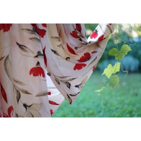 ABITO IN STILE TIROLESE  tg.48 it. Floreale