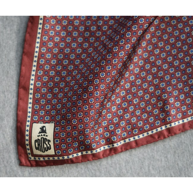 PICCOLO FOULARD  SETA 50x50cm Mark Cross