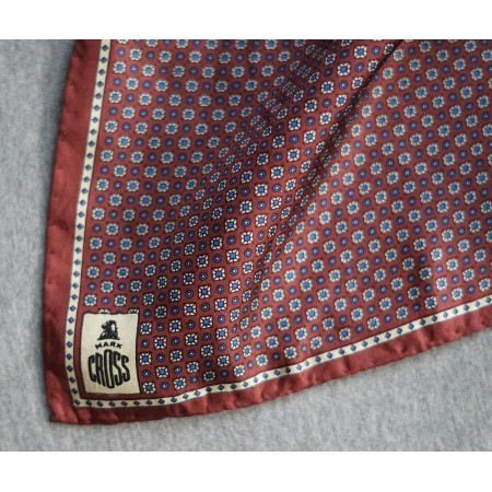 PICCOLO FOULARD  SETA 50x50cm Mark Cross