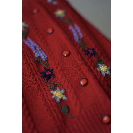 MAGLIA GOLFINO CARDIGAN tg.46/48 it.  STILE TIROLESE