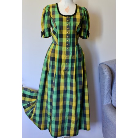 Dirndl tg. 44/46 it.  STILE TIROLESE Rose Dirndl