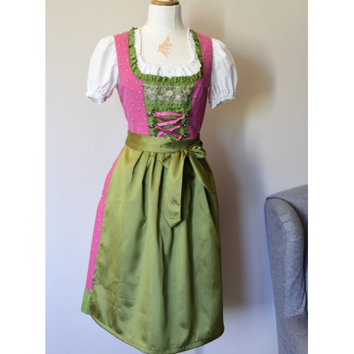 Abito Dirndl tg  it. 38/40 it.   STILE TIROLESE Hammerschmid