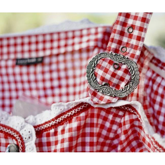 CAMICIA STILE TIROLESE  TG. 52/54 it. QUADRETTI...