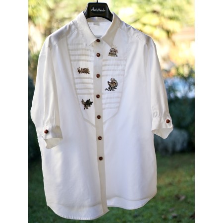 CAMICIA STILE TIROLESE  tg 48/50 it. Imperial