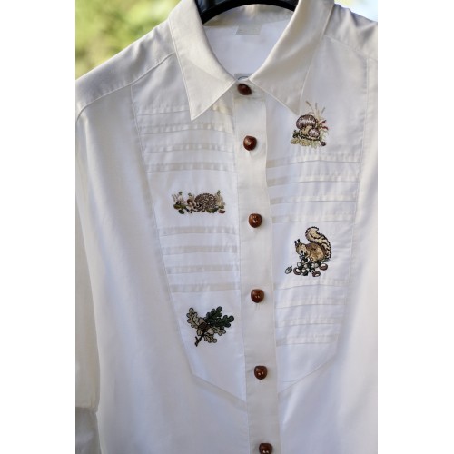 CAMICIA STILE TIROLESE  tg 48/50 it. Imperial 2