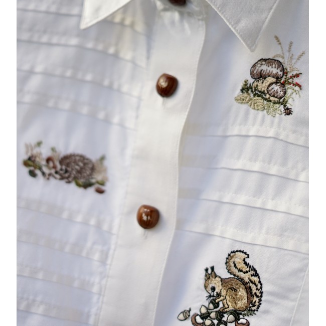 CAMICIA STILE TIROLESE  tg 48/50 it. Imperial