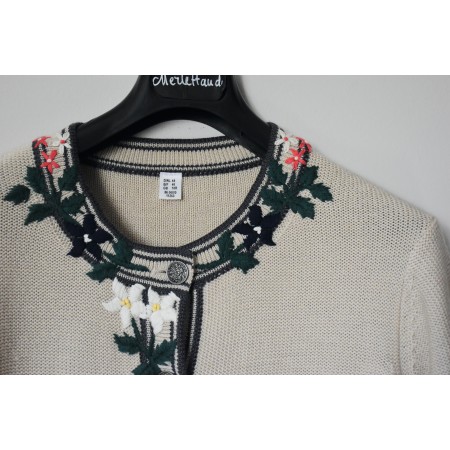 MAGLIA GOLFINO CARDIGAN tg.46/48 it.  STILE TIROLESE