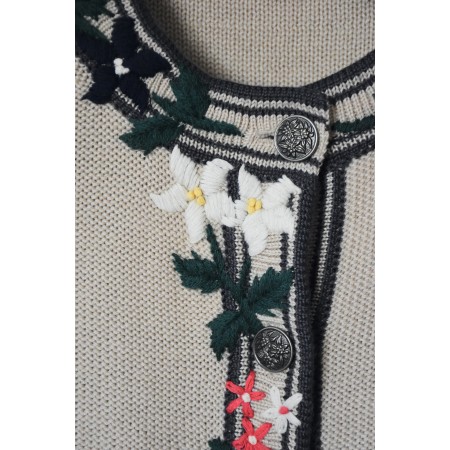 MAGLIA GOLFINO CARDIGAN tg.46/48 it.  STILE TIROLESE
