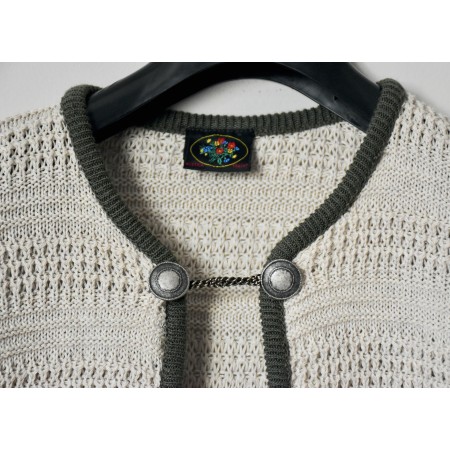 MAGLIA GOLFINO CARDIGAN tg.44/46 it.  STILE TIROLESE