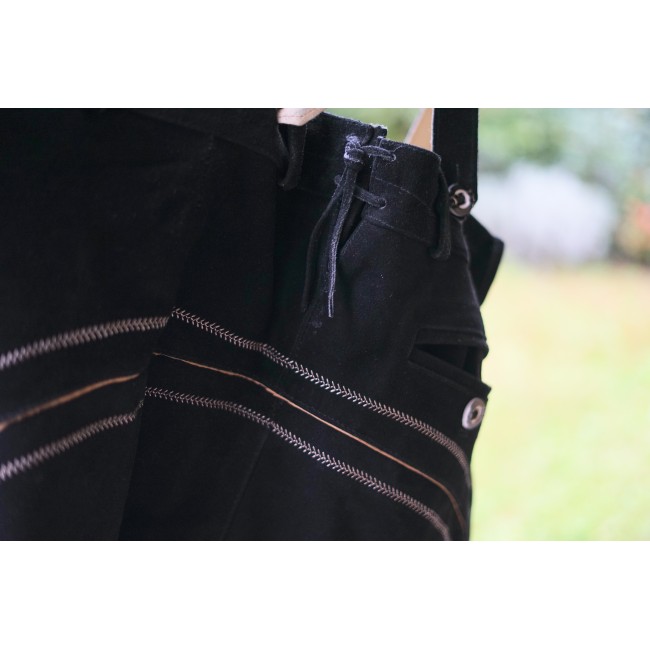 PANTALONI tg. 52 PELLE LEDERHOSEN TIROLESE