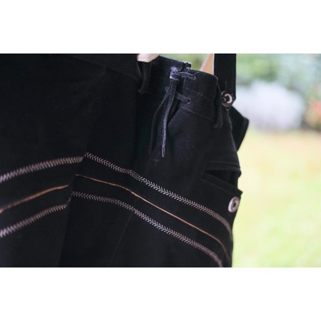PANTALONI tg. 52 PELLE LEDERHOSEN TIROLESE