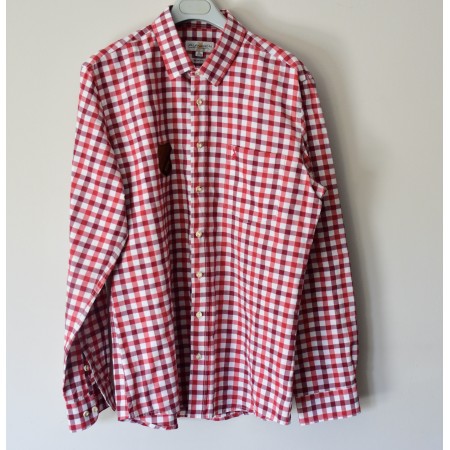 CAMICIA UOMO TIROLESE  TG.43/44  quadretti Almsach