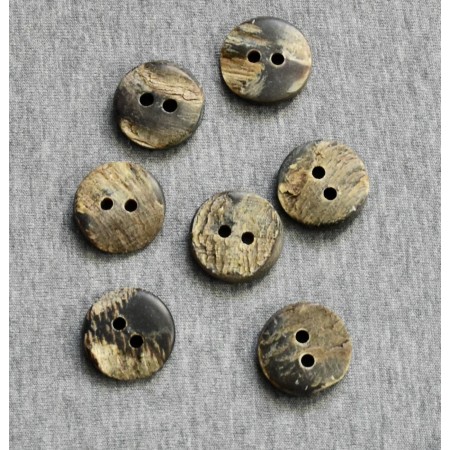 SET 7 BOTTONI GRANDI  STILE TIROLESE 2,5 cm