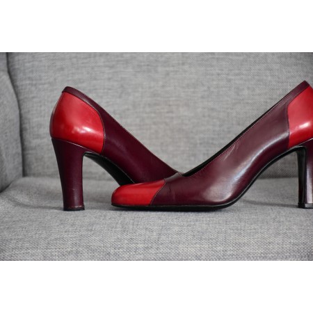 Décolleté Bruno Magli tacco 8 cm  n.36,5 in pelle