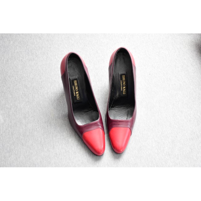Décolleté Bruno Magli tacco 8 cm  n.36,5 in pelle
