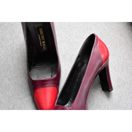 Décolleté Bruno Magli tacco 8 cm  n.36,5 in pelle
