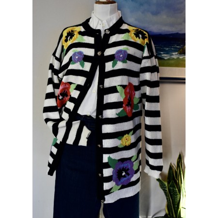 MAGLIA GOLFINO CARDIGAN VINTAGE tg.50/52 it.  Regina Schrecker