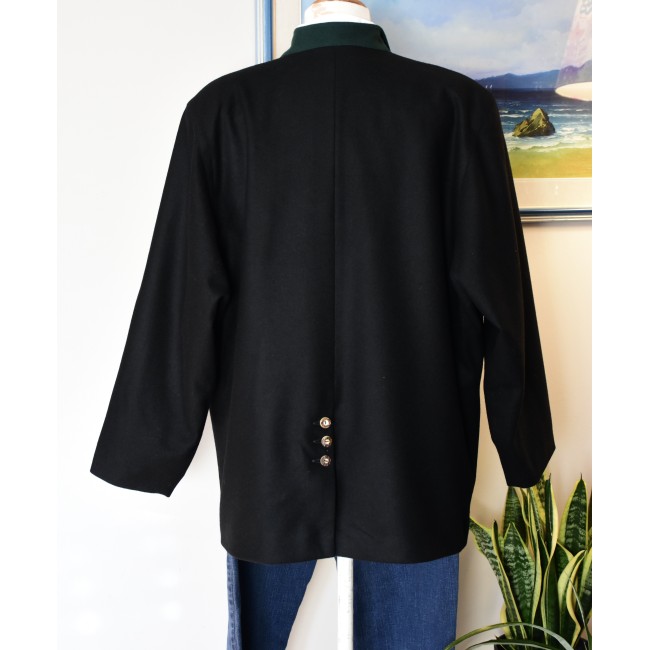 GIACCA BLAZER '80/'90 LANA STILE TIROLESE...