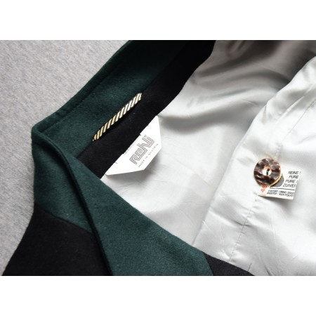 GIACCA BLAZER '80/'90 LANA STILE TIROLESE tg.50/52 it. Vintage donna