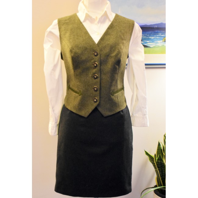 GILET  DONNA TIROLESE  LANA Tg.46it. Distler