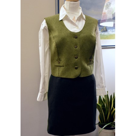 GILET  tg.48/50 it. DONNA TIROLESE LANA