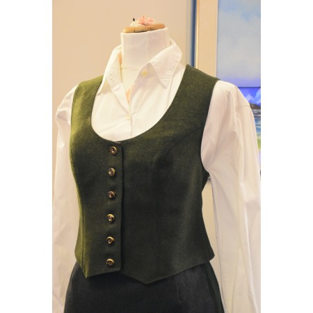 GILET  DONNA TIROLESE  LANA Tg.46 it. Loden Frey