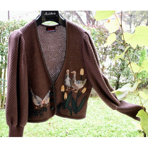 MAGLIONE CARDIGAN  tg.44 it.  GOLFINO DONNA TIROLESE