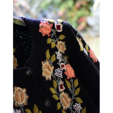 MAGLIONE CARDIGAN  tg.L  GOLFINO DONNA TIROLESE