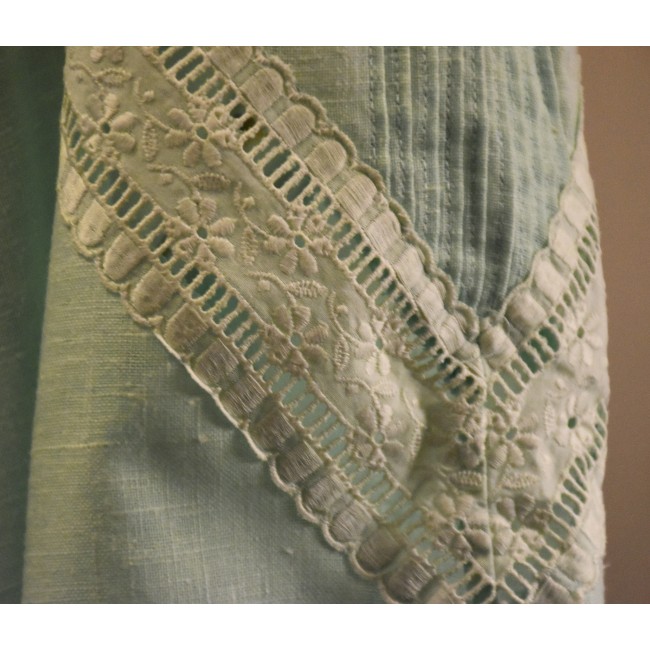 CAMICIA STILE TIROLESE  tg 44 it. CON PIZZO...