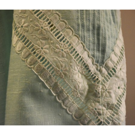 CAMICIA STILE TIROLESE  tg 44 it. CON PIZZO Alpentrachten