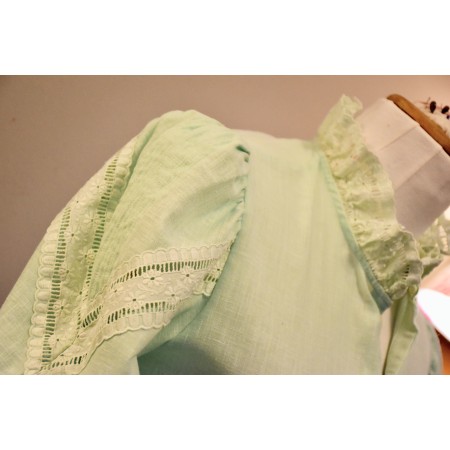 CAMICIA STILE TIROLESE  tg 44 it. CON PIZZO Alpentrachten