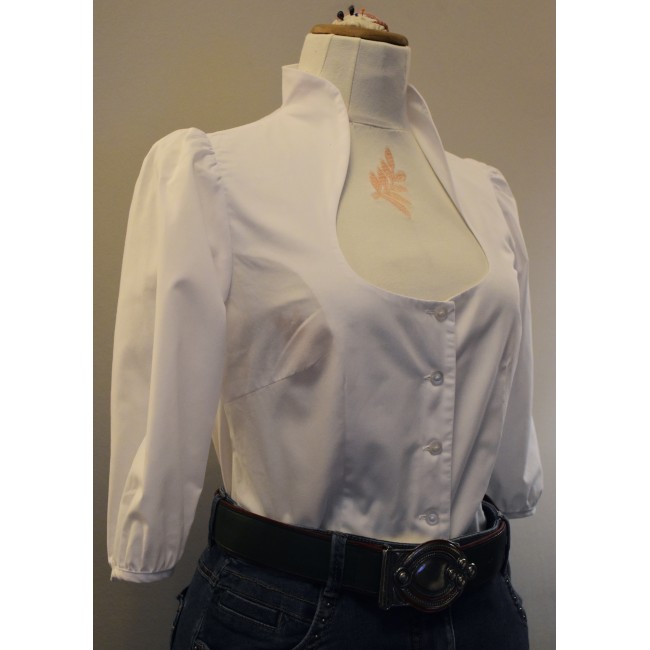 CAMICIA STILE TIROLESE  tg 40/42 it. Hammerschmid