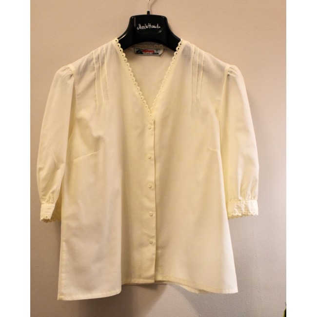 CAMICIA STILE TIROLESE Crema tg 48 it. Alphorn