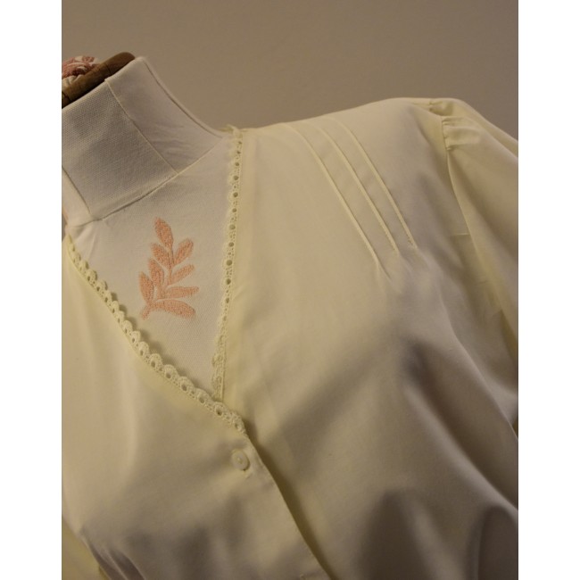 CAMICIA STILE TIROLESE Crema tg 48 it. Alphorn