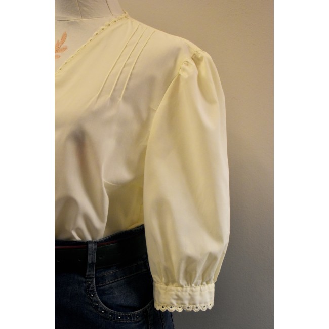 CAMICIA STILE TIROLESE Crema tg 48 it. Alphorn