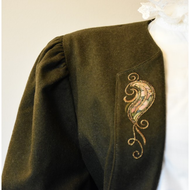 GIACCA BLAZER '80/'90 LANA STILE TIROLESE...