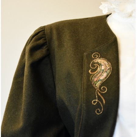 GIACCA BLAZER '80/'90 LANA STILE TIROLESE tg.48/50 it. Vintage