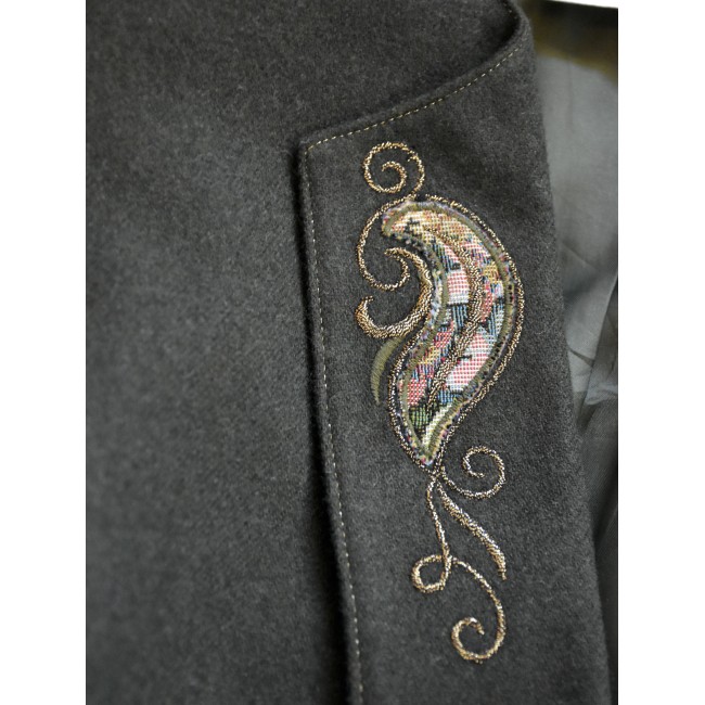GIACCA BLAZER '80/'90 LANA STILE TIROLESE...